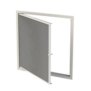 Egg Crate Grille, Removable Hinged Grille with Filter, Vertical Blade